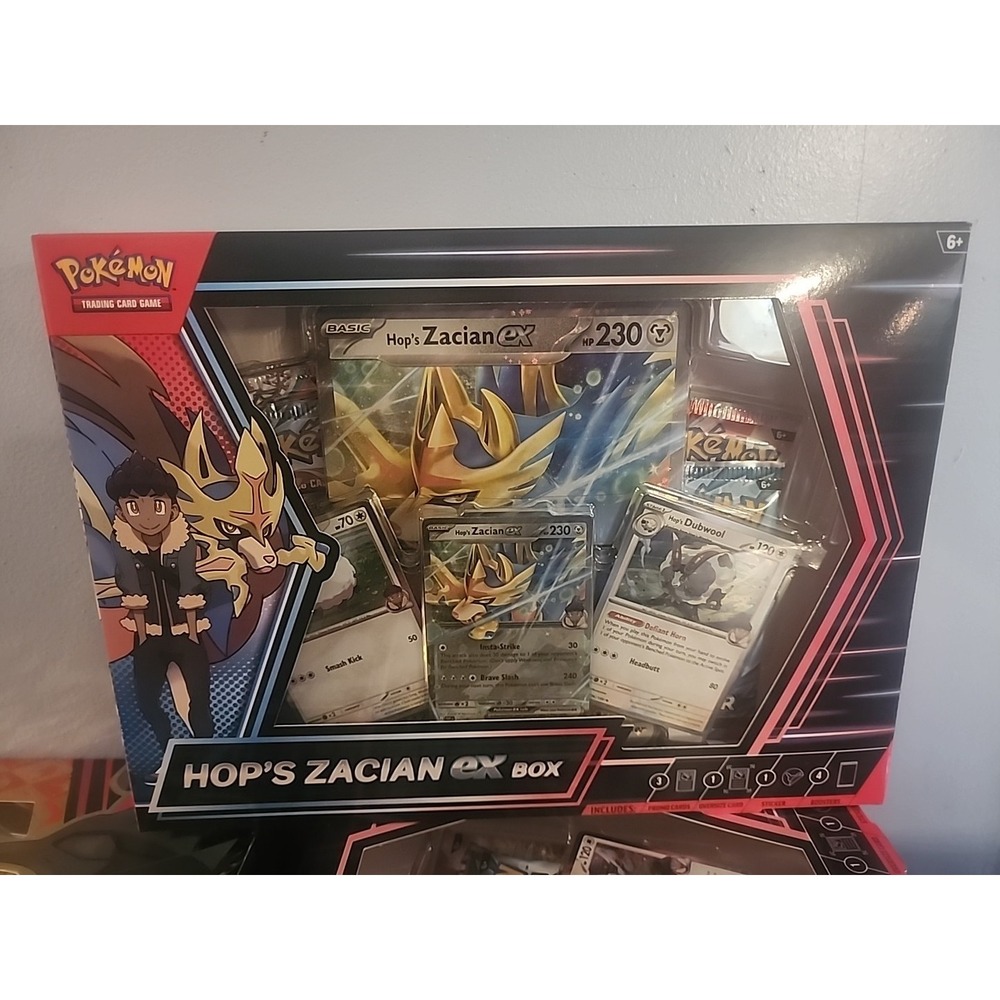 Pokemon TCG Hop's Zacian ex Box Sealed New Prismatic Evolutions